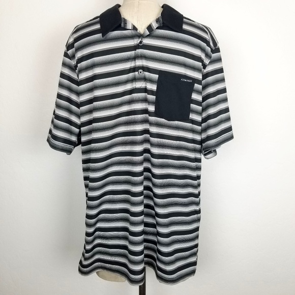 Oakley Other - Oakley Regular Fit Striped Chest Pocket Polo Shirt